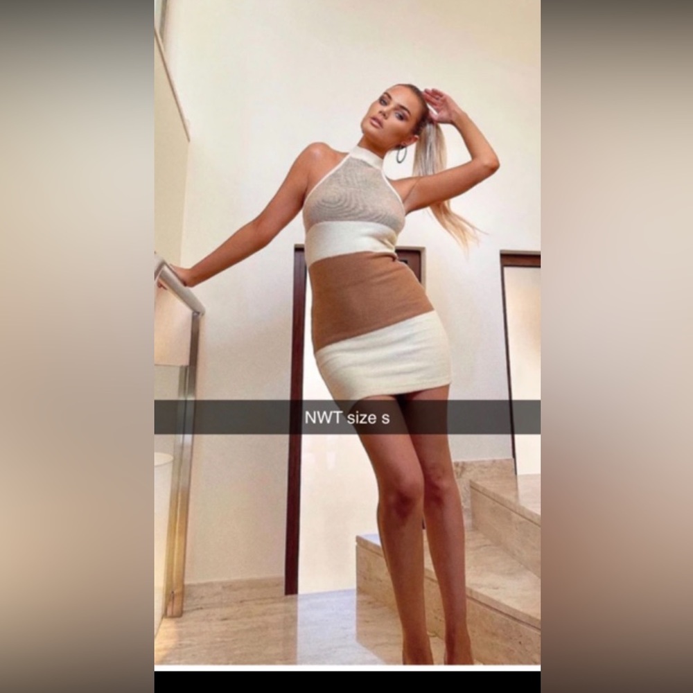 Fashion nova halter top dress